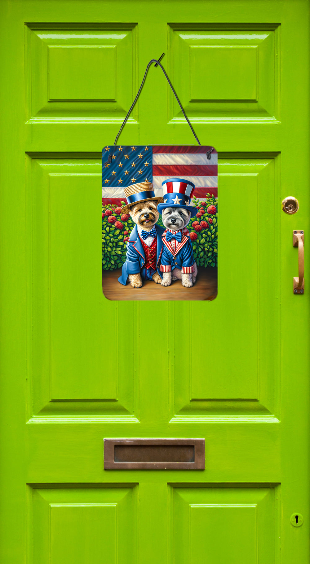 All American Cairn Terrier Wall or Door Hanging Prints