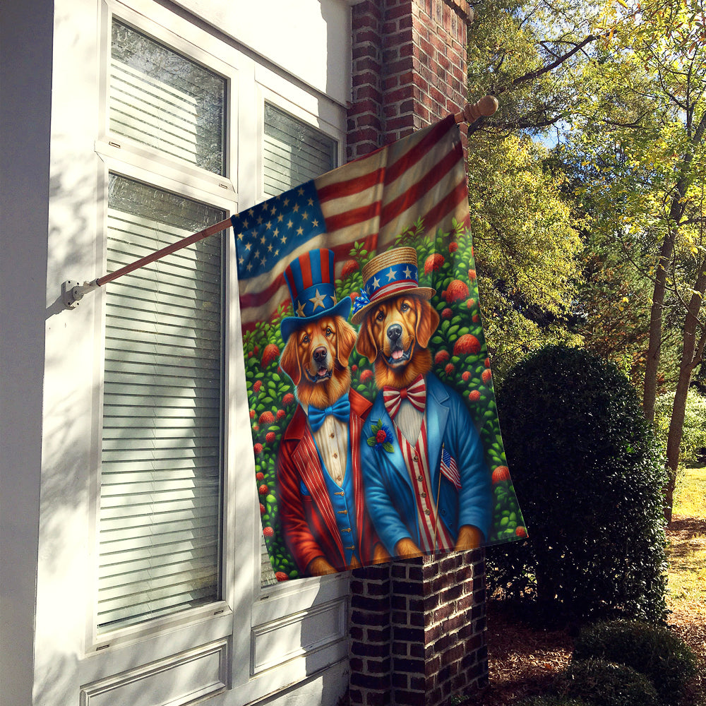 All American Chesapeake Bay Retriever House Flag