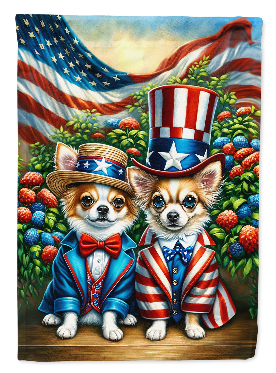 Buy this All American Chihuahua House Flag