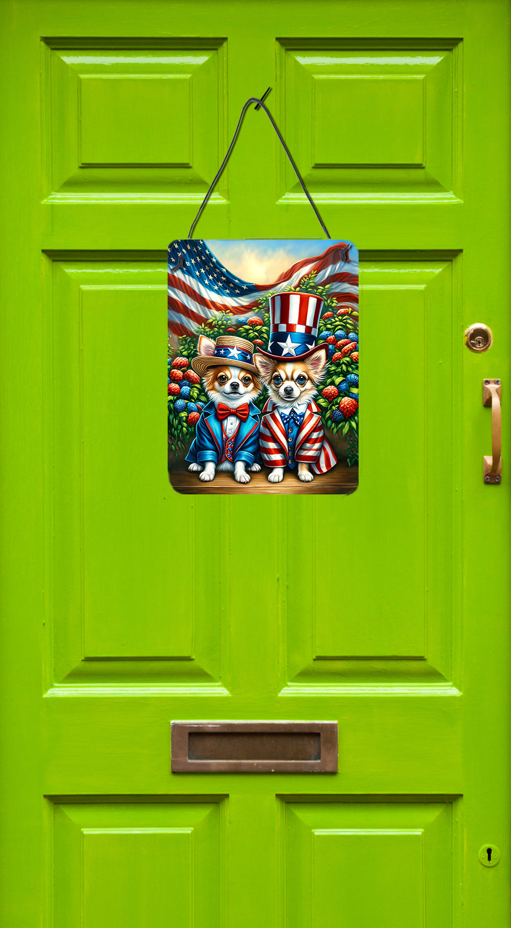 All American Chihuahua Wall or Door Hanging Prints
