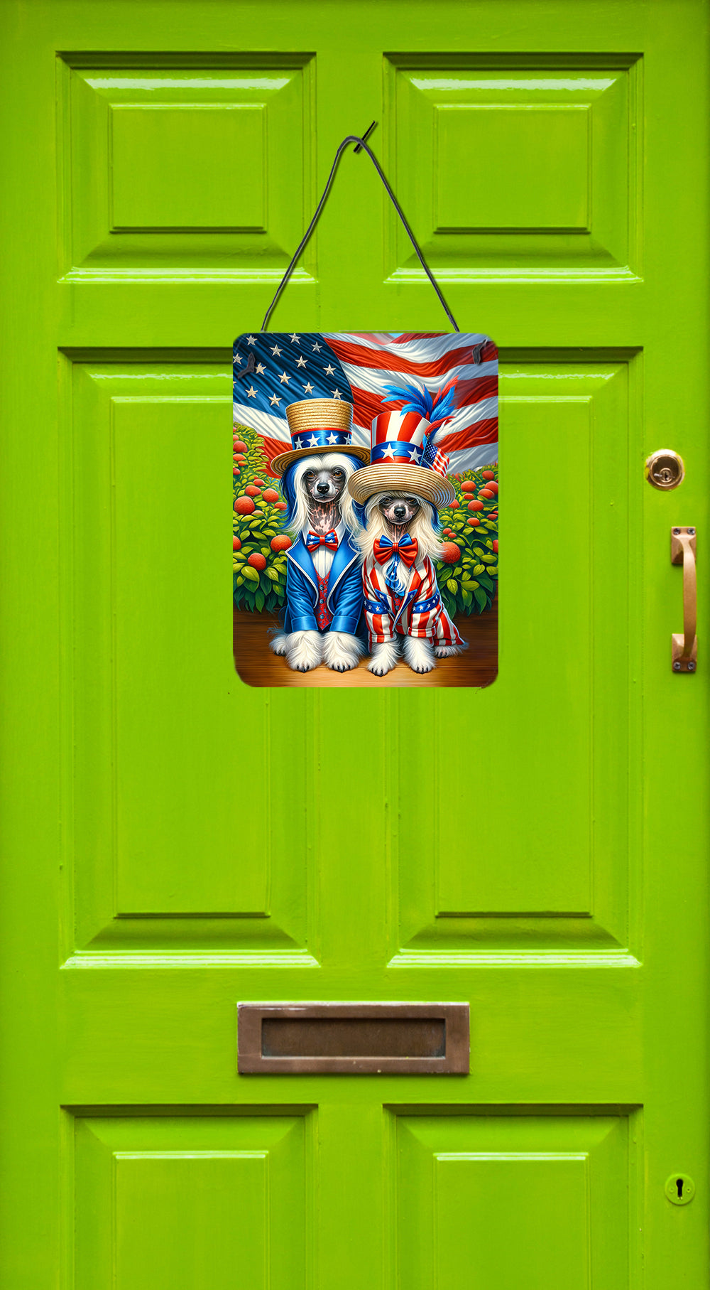 All American Chinese Crested Wall or Door Hanging Prints