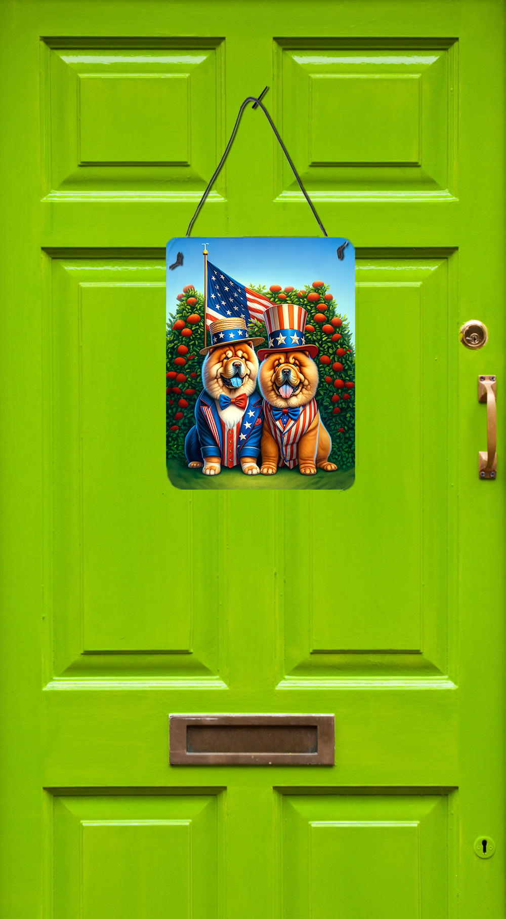 All American Chow Chow Wall or Door Hanging Prints