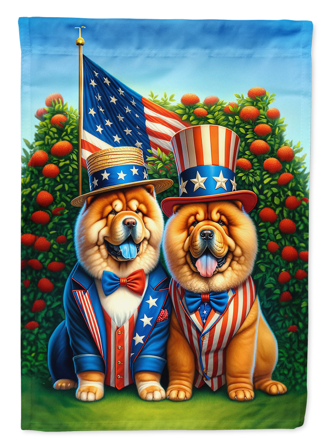 Buy this All American Chow Chow Garden Flag