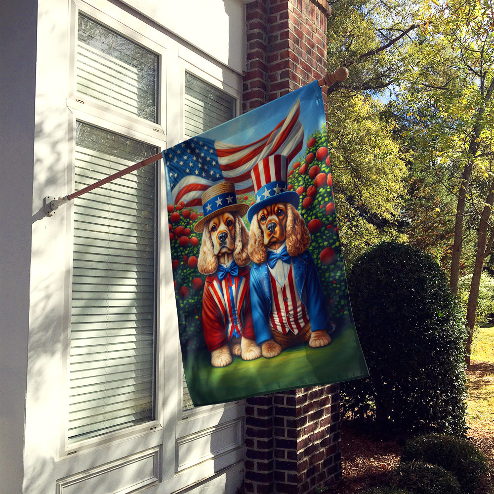 Buy this All American Cocker Spaniel House Flag