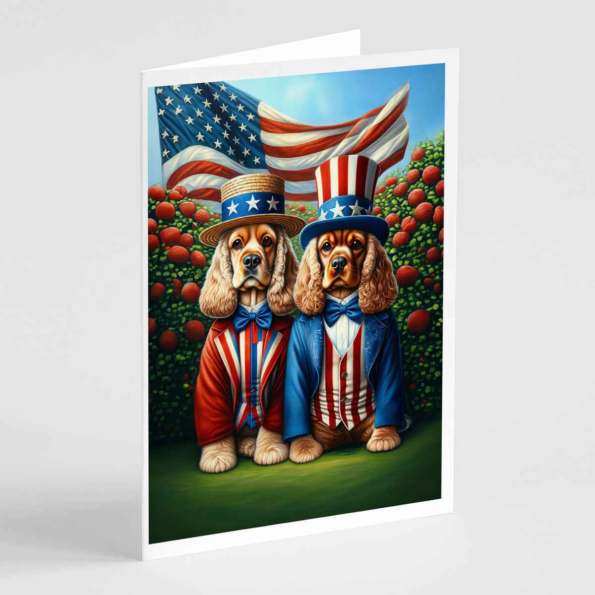 Buy this All American Cocker Spaniel Greeting Cards Pack of 8