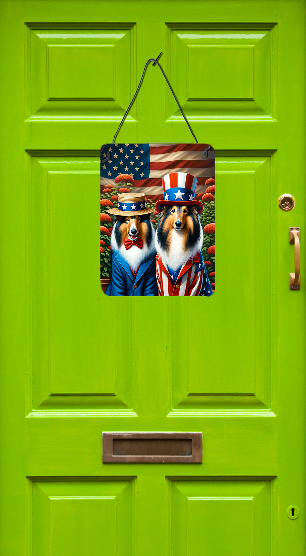 All American Collie Wall or Door Hanging Prints