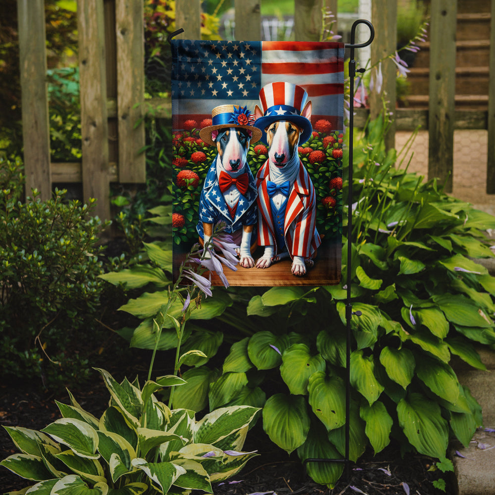 All American English Bull Terrier Garden Flag