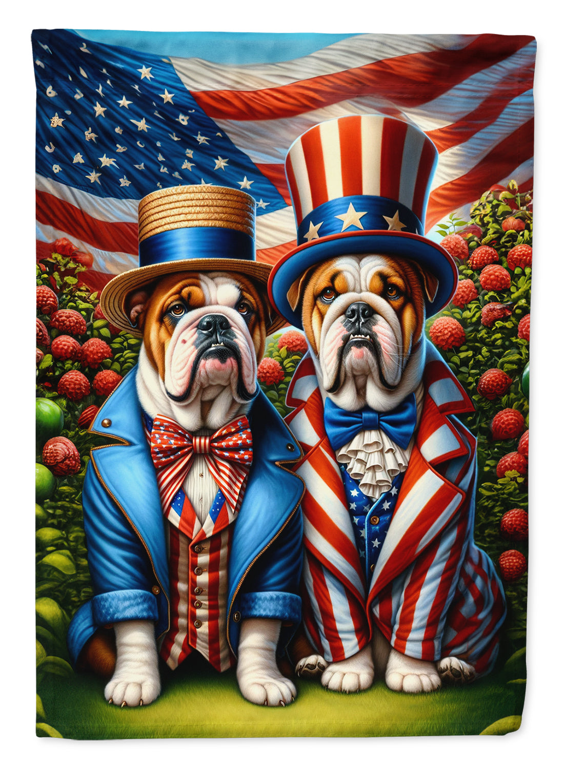 Buy this All American English Bulldog Garden Flag