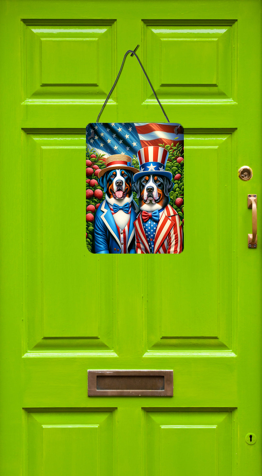 Buy this All American Greater Swiss Mountain Dog Wall or Door Hanging Prints