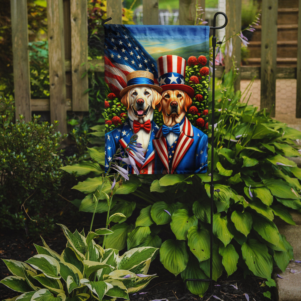 All American Labrador Retriever Garden Flag