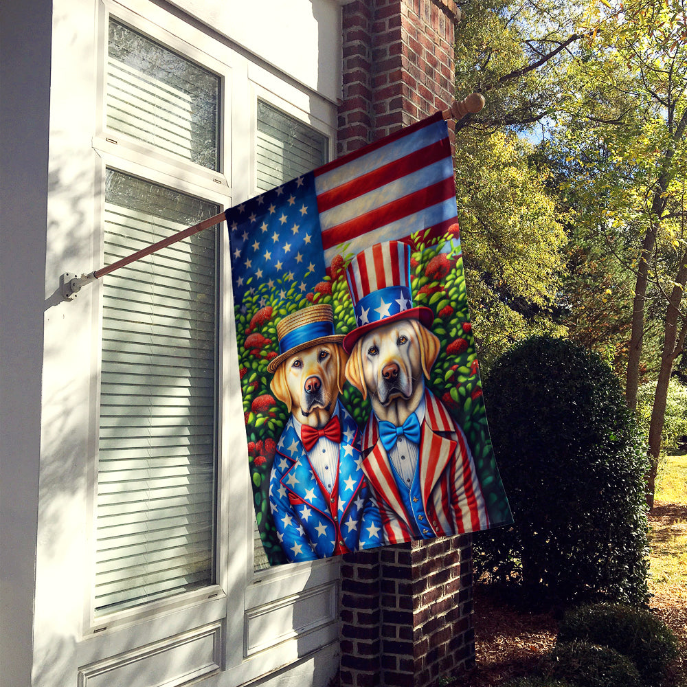 All American Labrador Retriever House Flag