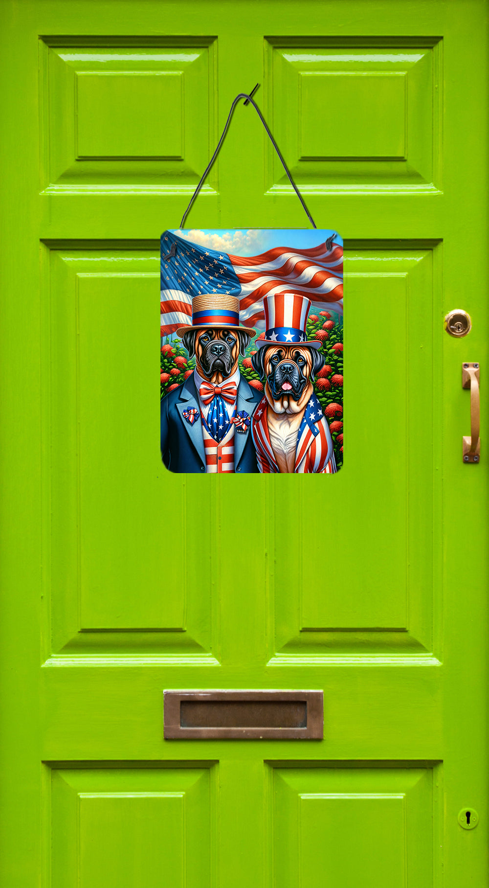 Buy this All American Mastiff Wall or Door Hanging Prints