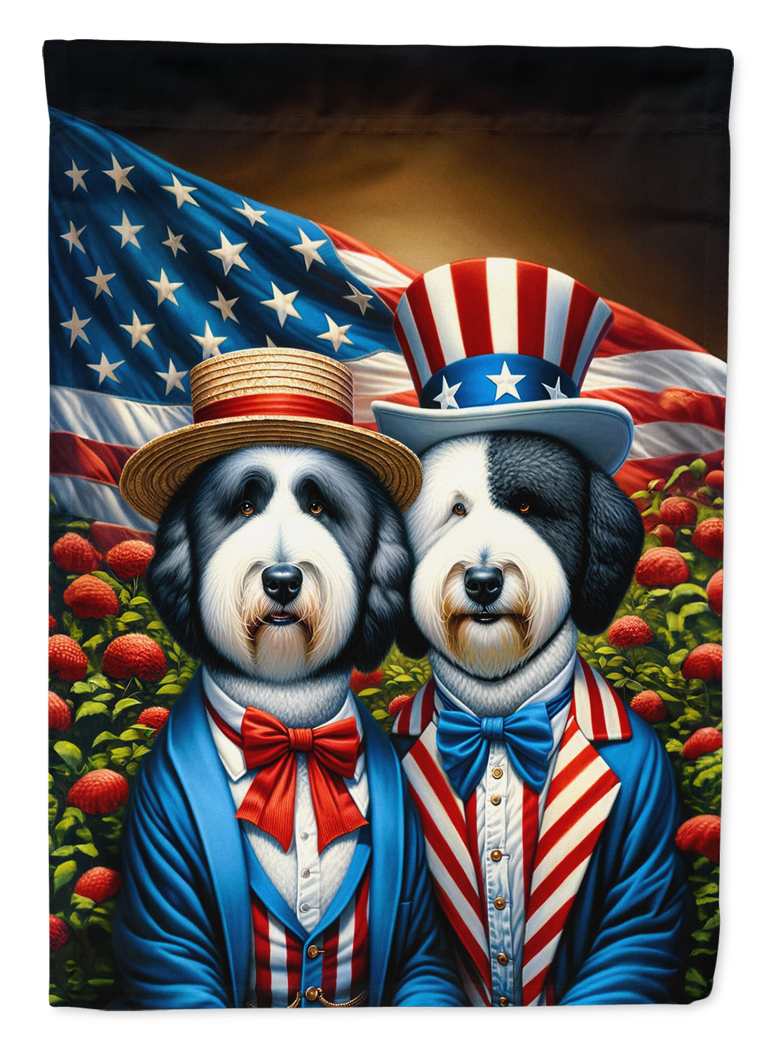 Buy this All American Old English Sheepdog House Flag