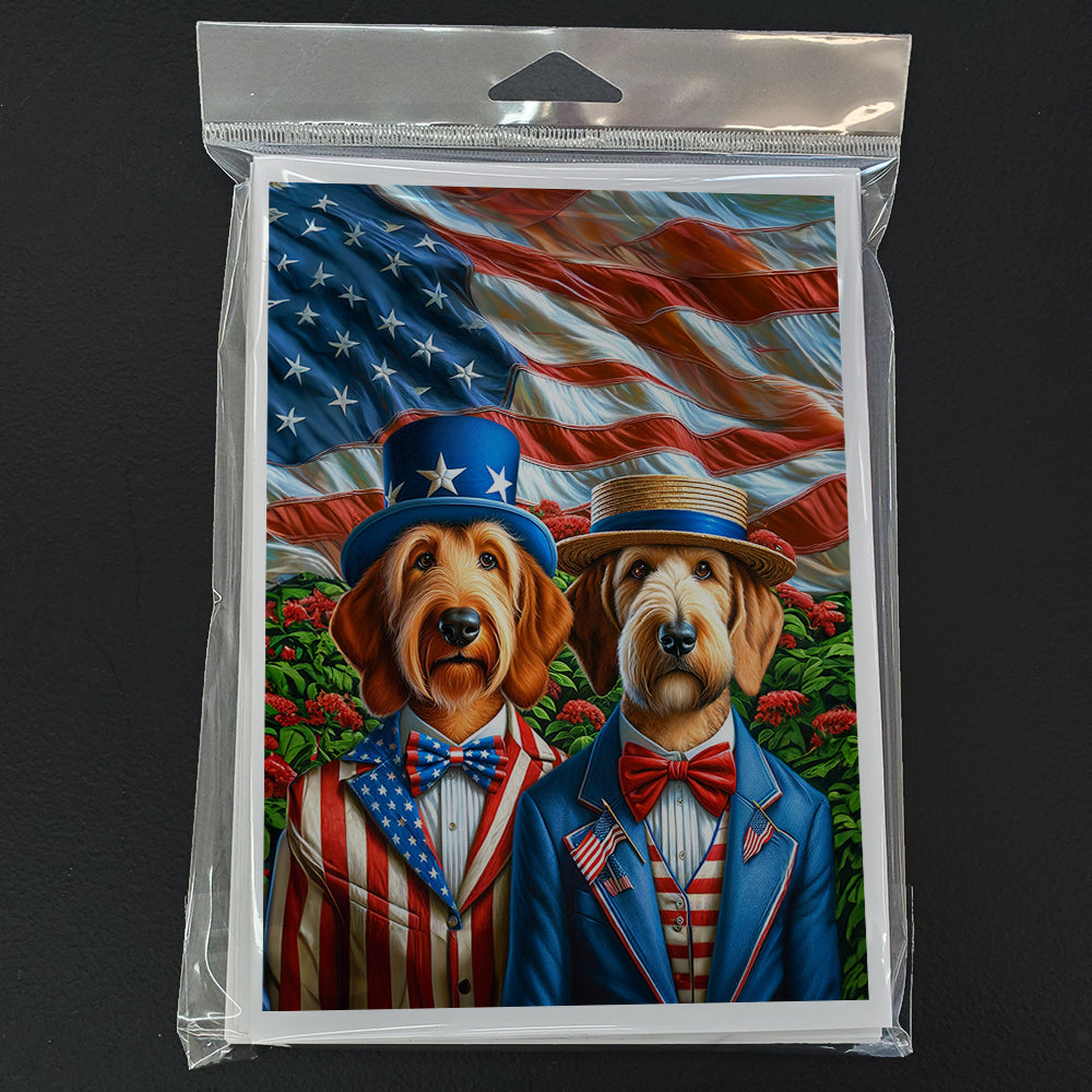 All American Otterhound Greeting Cards Pack of 8