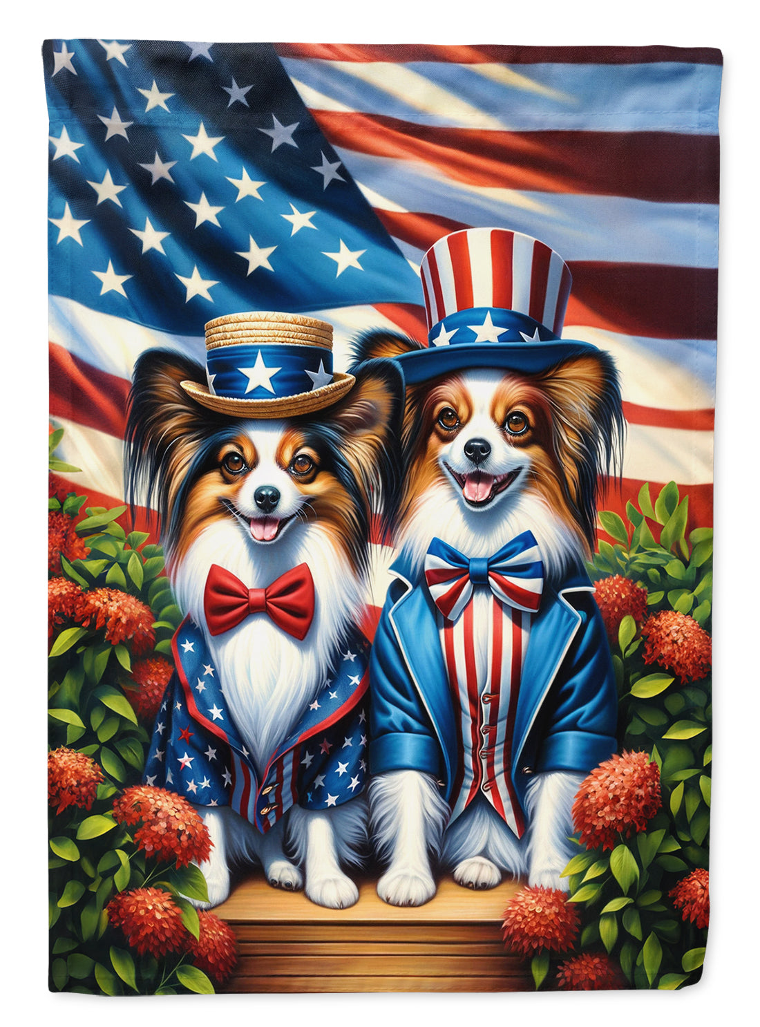 Buy this All American Papillon House Flag