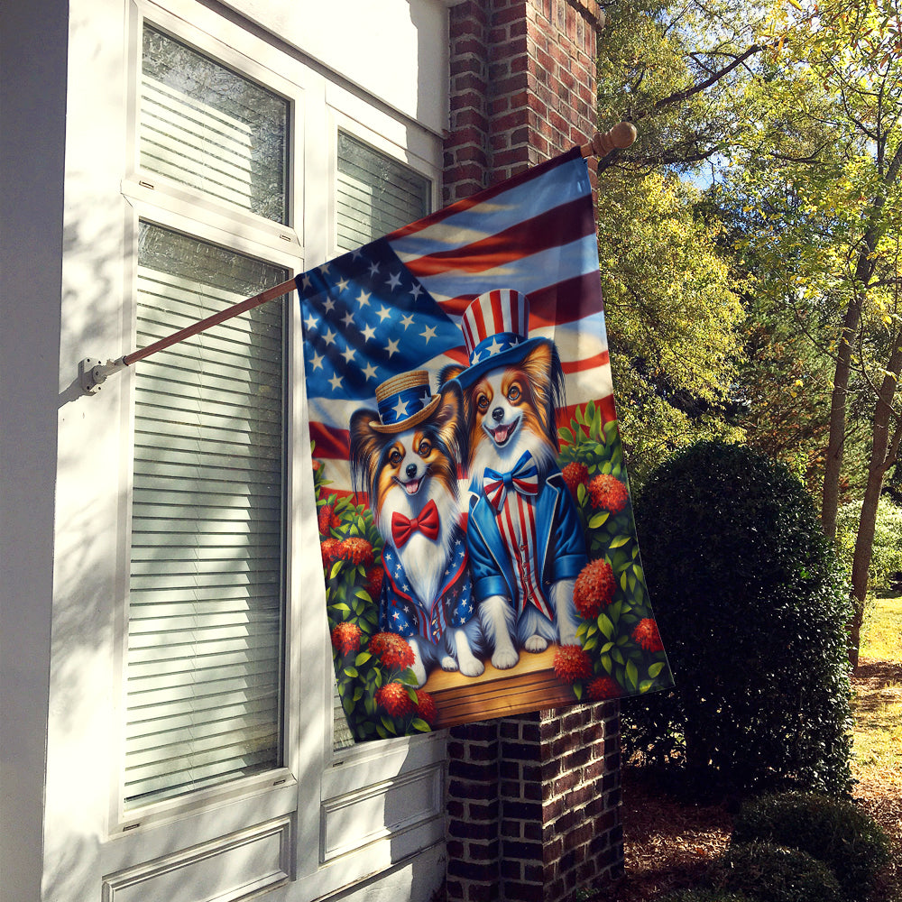 All American Papillon House Flag