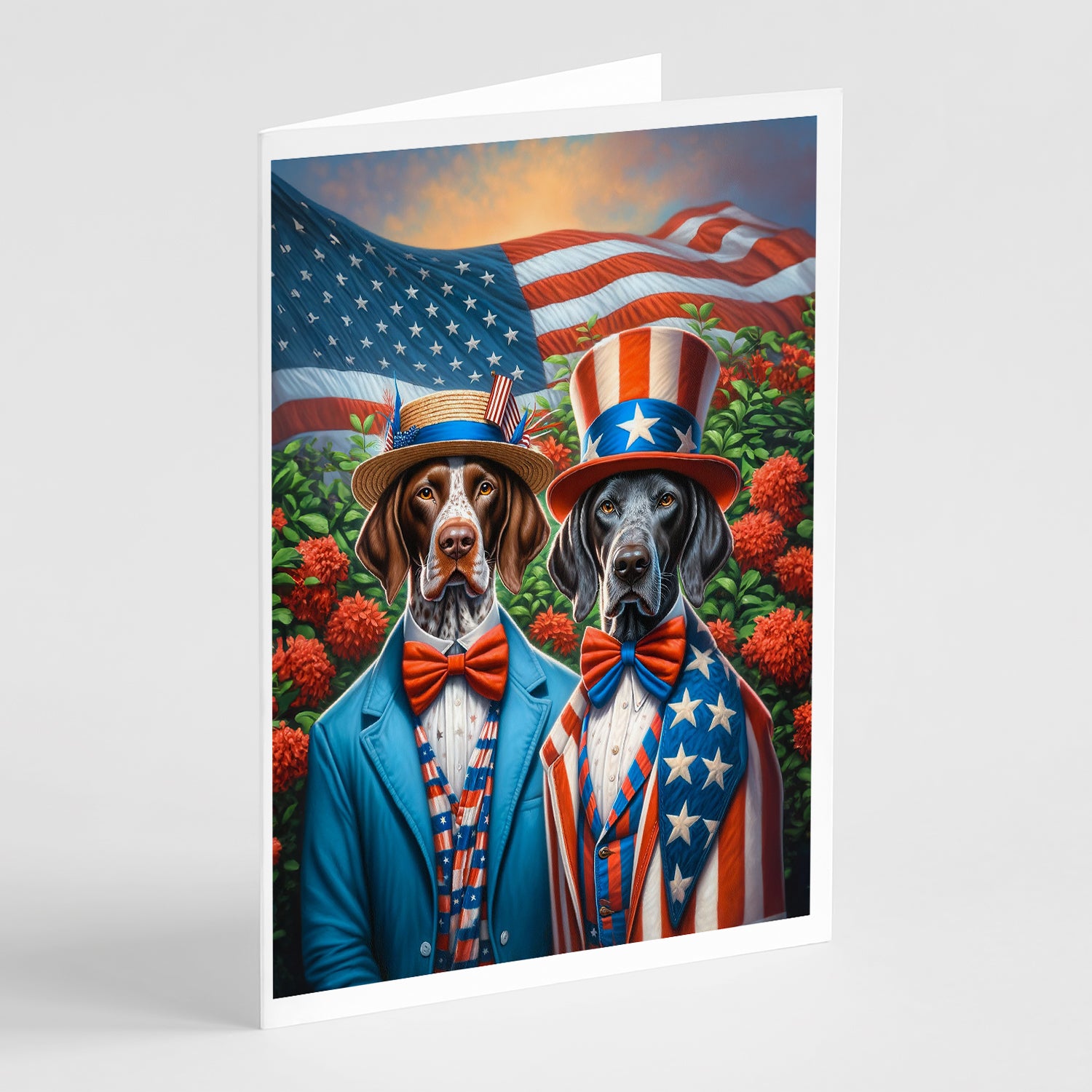 Buy this All American Pointer Greeting Cards Pack of 8