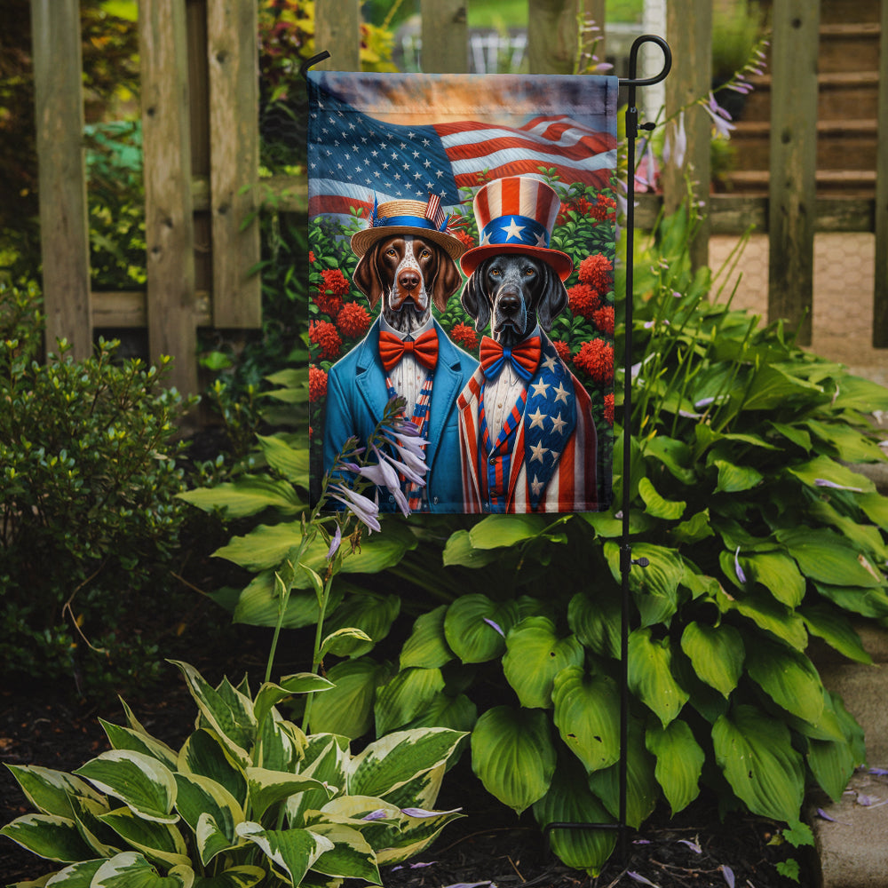 Buy this All American Pointer Garden Flag