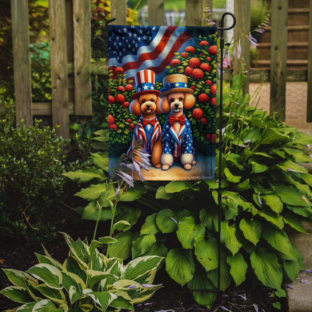 Buy this All American Poodle Garden Flag