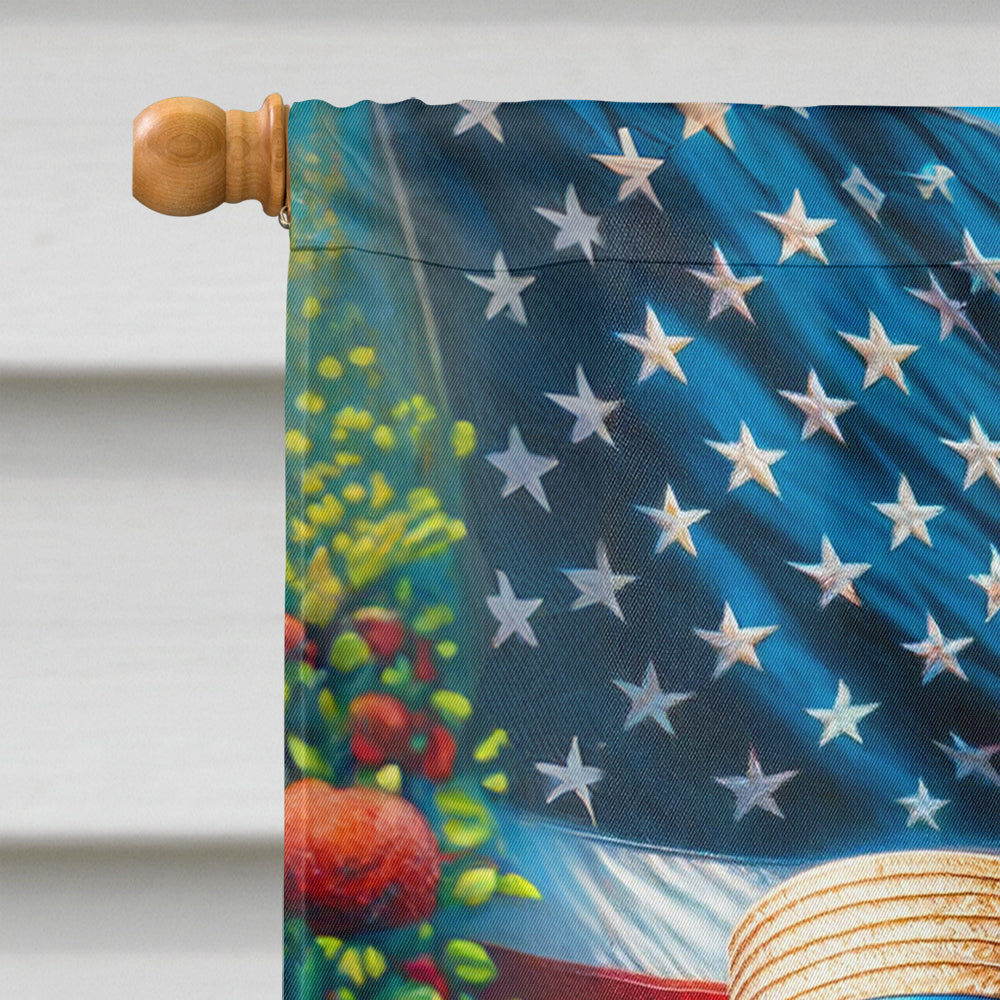 All American Poodle House Flag