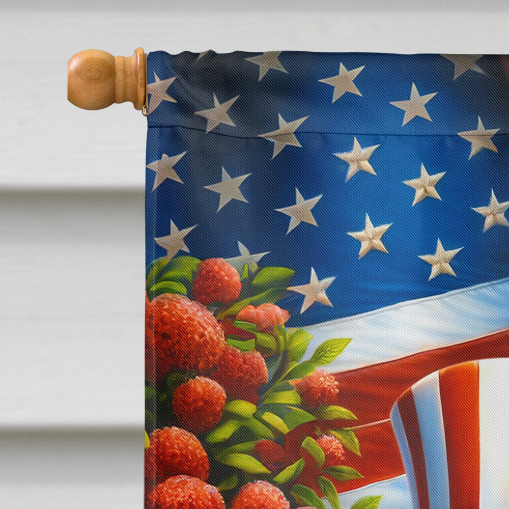 All American Poodle House Flag