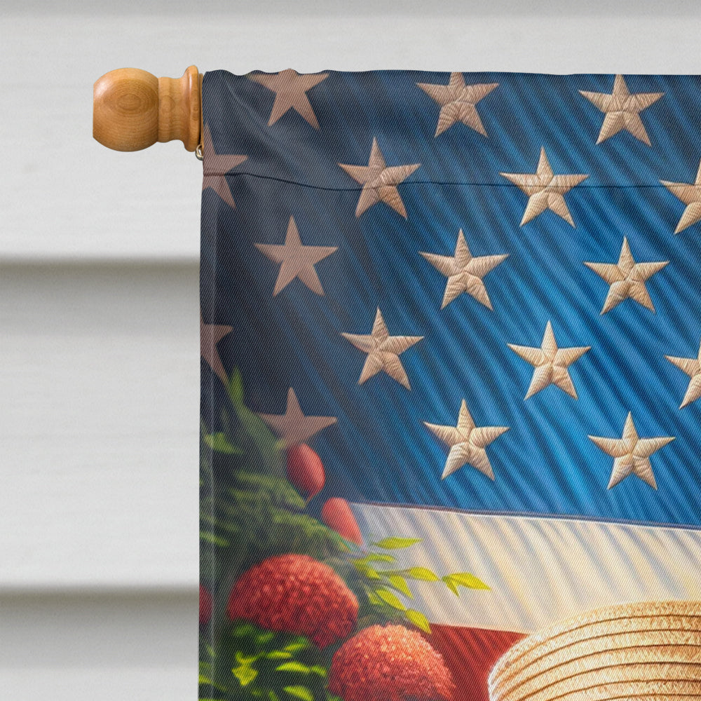 All American Portuguese Water Dog House Flag