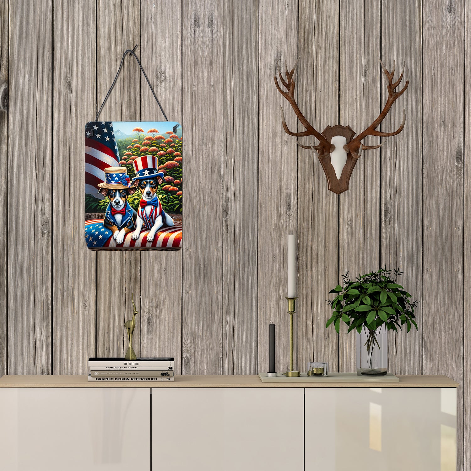 All American Rat Terrier Wall or Door Hanging Prints