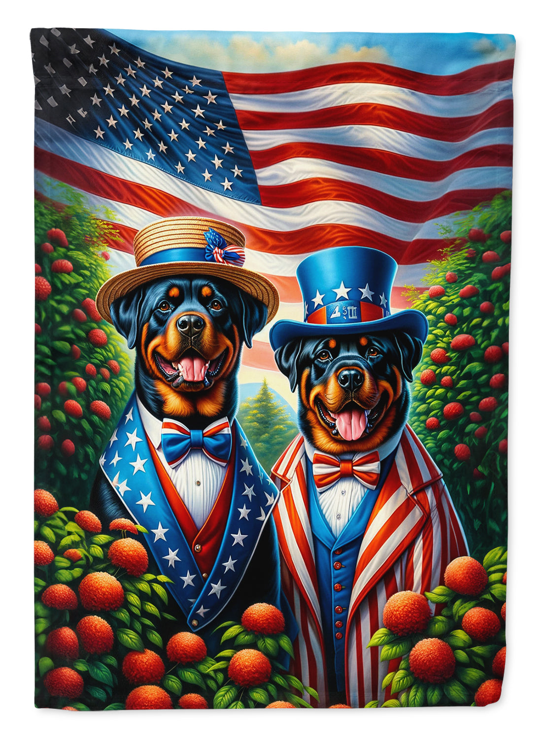 Buy this All American Rottweiler Garden Flag