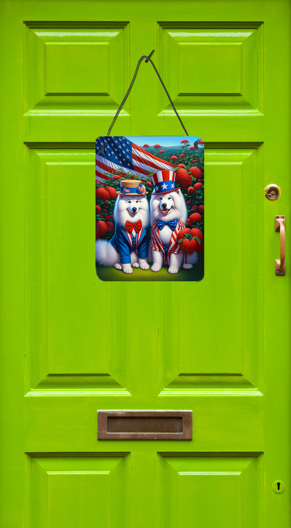 All American Samoyed Wall or Door Hanging Prints