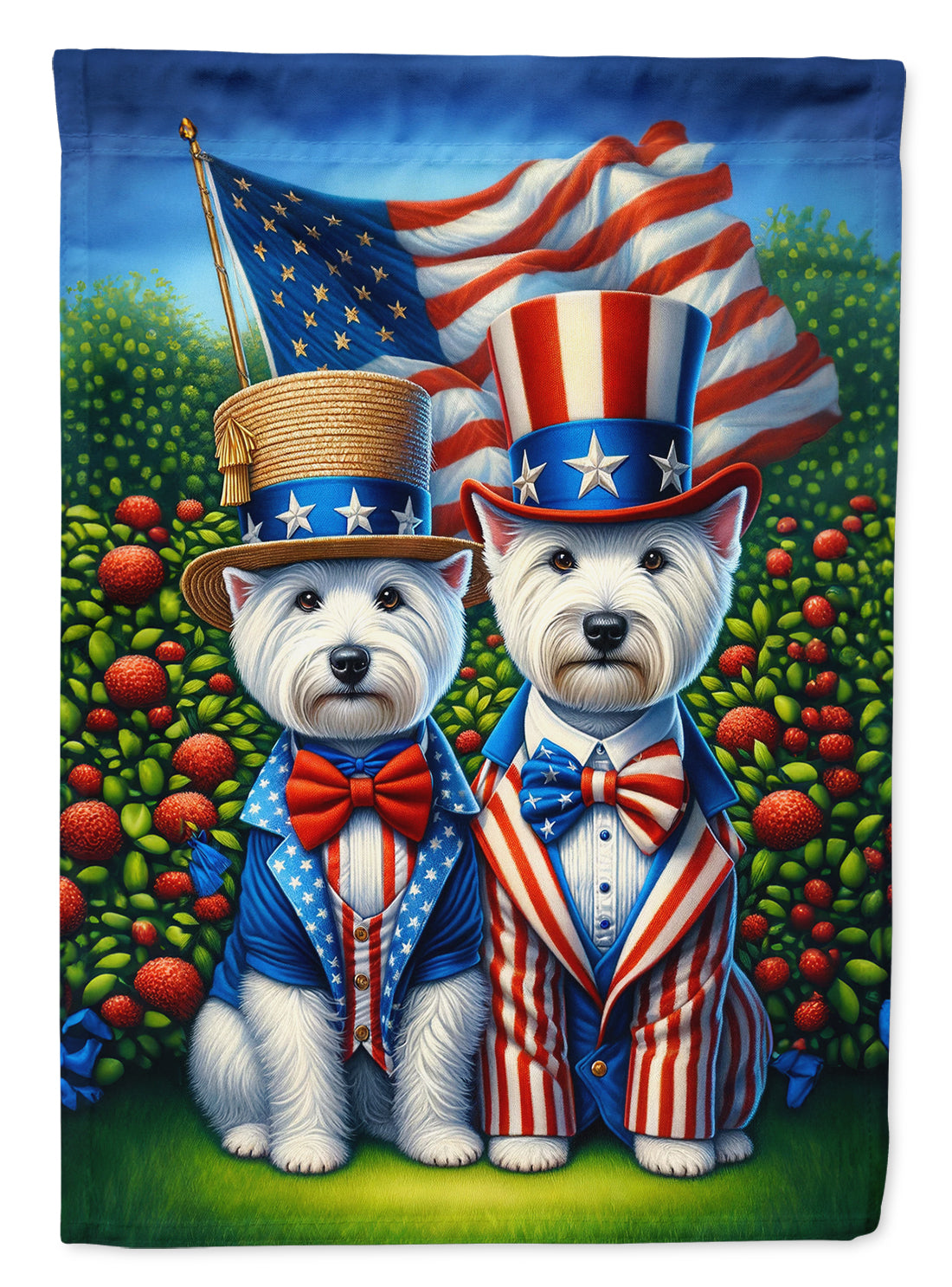 Buy this All American Westie House Flag