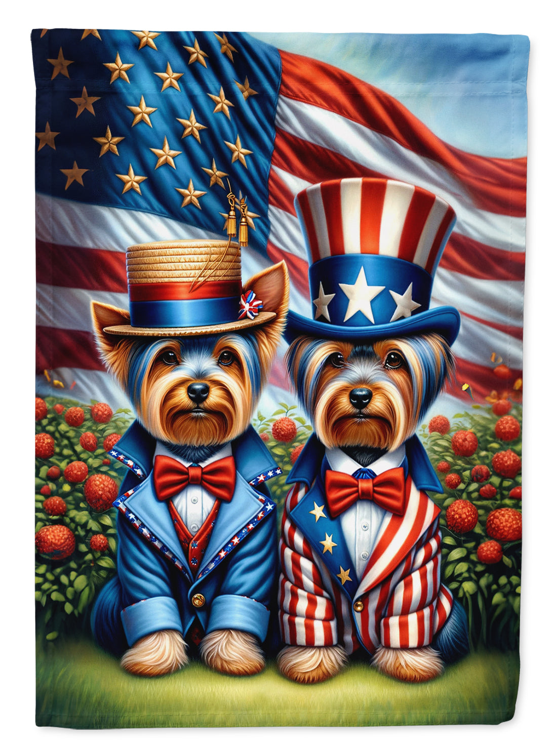 Buy this All American Yorkshire Terrier Garden Flag