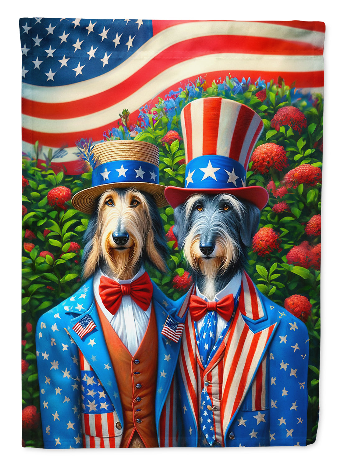 Buy this All American Scottish Deerhound House Flag