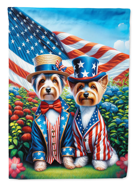 Buy this All American Silky Terrier Garden Flag