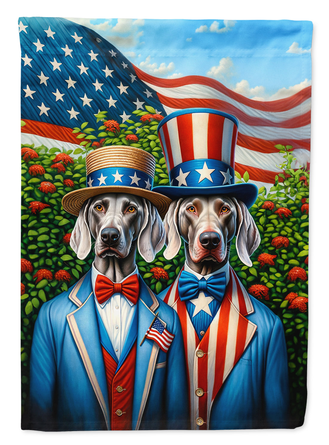 Buy this All American Weimaraner House Flag