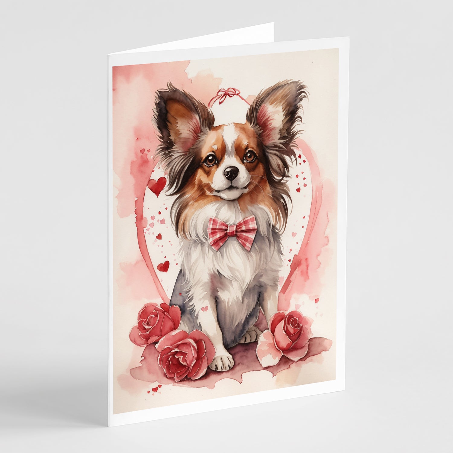 Buy this Papillon Valentine Roses Greeting Cards Pack of 8