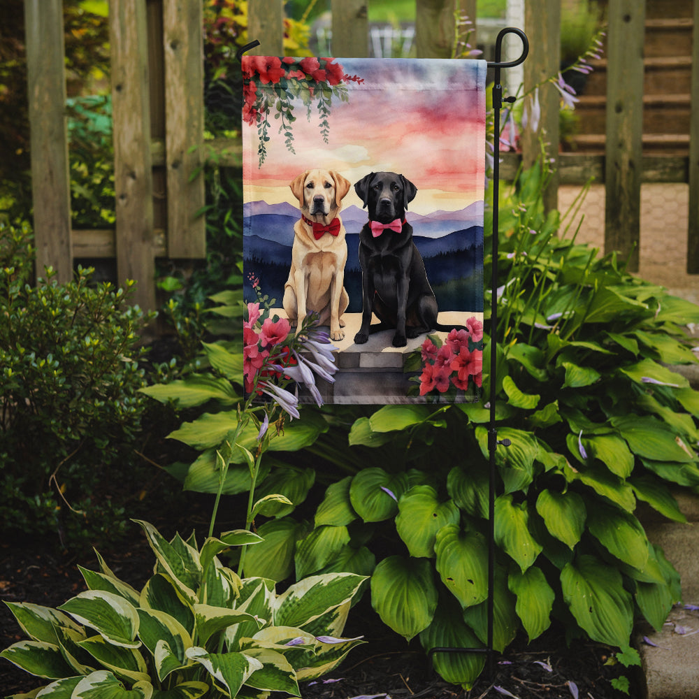 Buy this Labrador Retriever Two Hearts Garden Flag