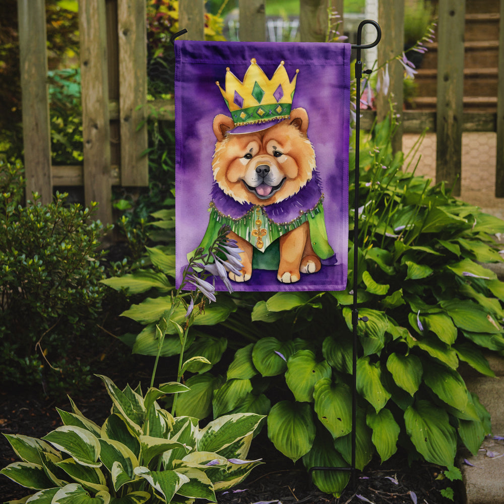 Buy this Chow Chow King of Mardi Gras Garden Flag