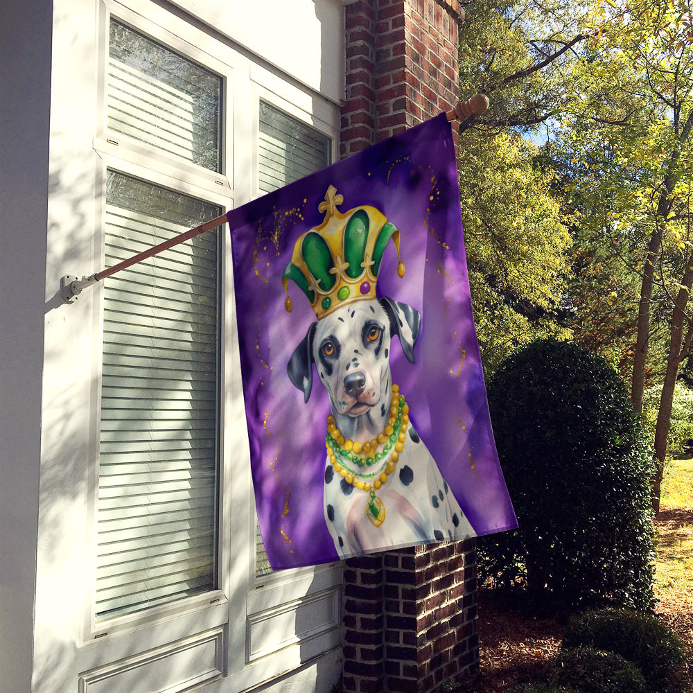 Buy this Dalmatian King of Mardi Gras House Flag