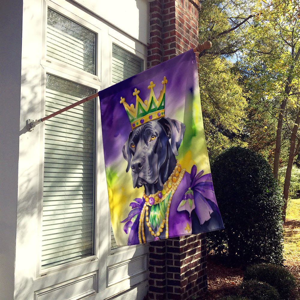 Buy this Great Dane King of Mardi Gras House Flag
