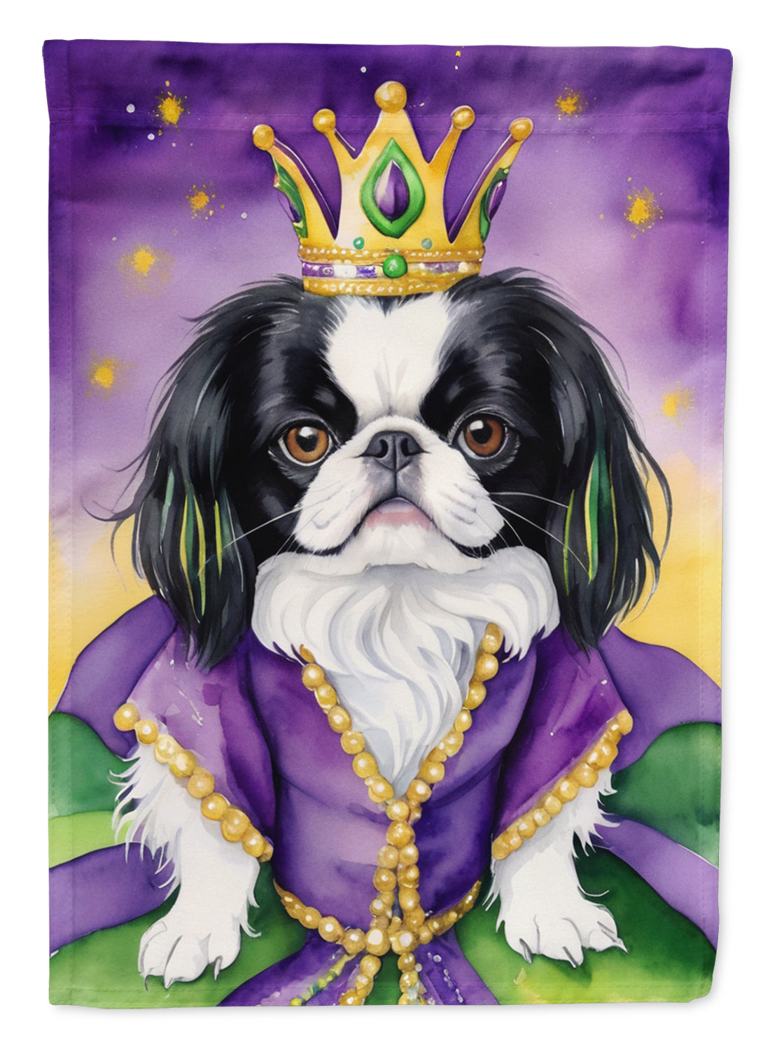 Buy this Japanese Chin King of Mardi Gras House Flag