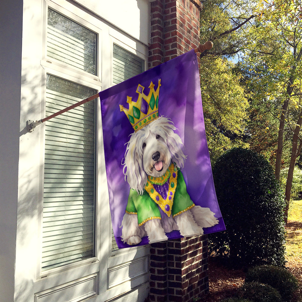 Buy this Komondor King of Mardi Gras House Flag