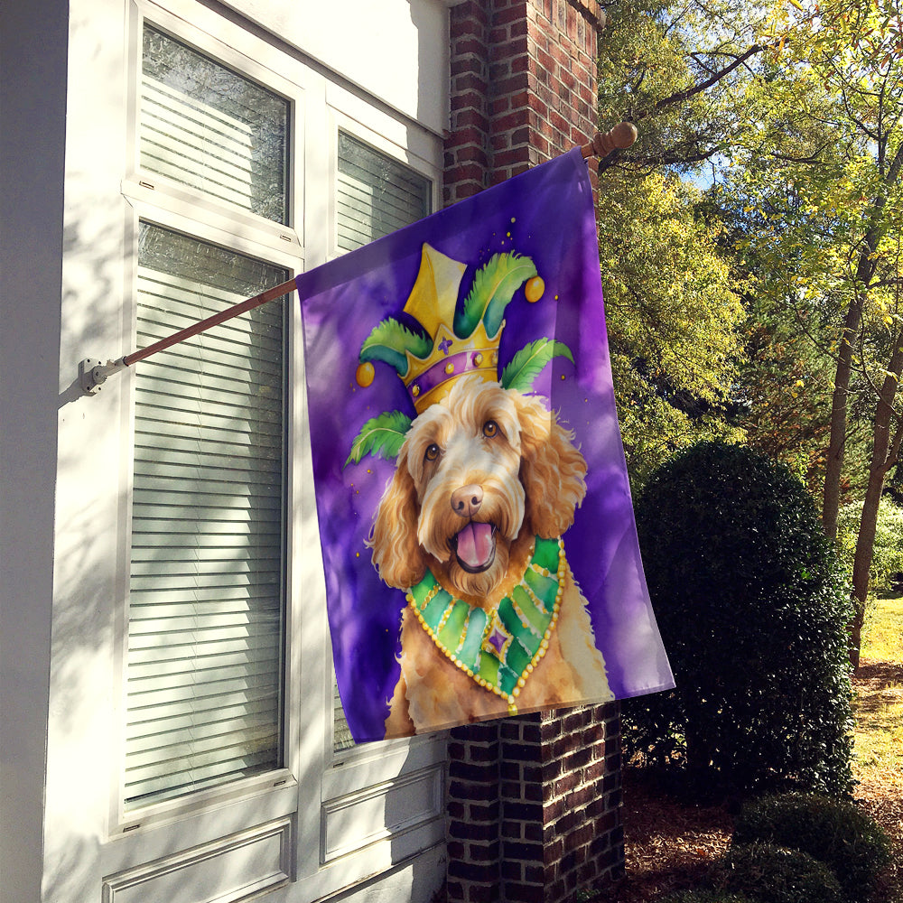 Buy this Labradoodle King of Mardi Gras House Flag