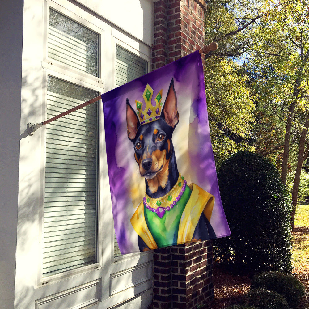 Buy this Manchester Terrier King of Mardi Gras House Flag