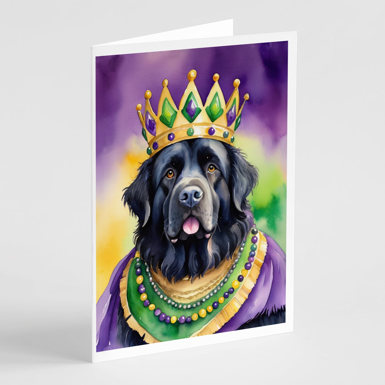 Buy this Newfoundland King of Mardi Gras Greeting Cards Pack of 8
