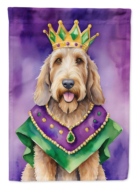 Buy this Otterhound King of Mardi Gras Garden Flag