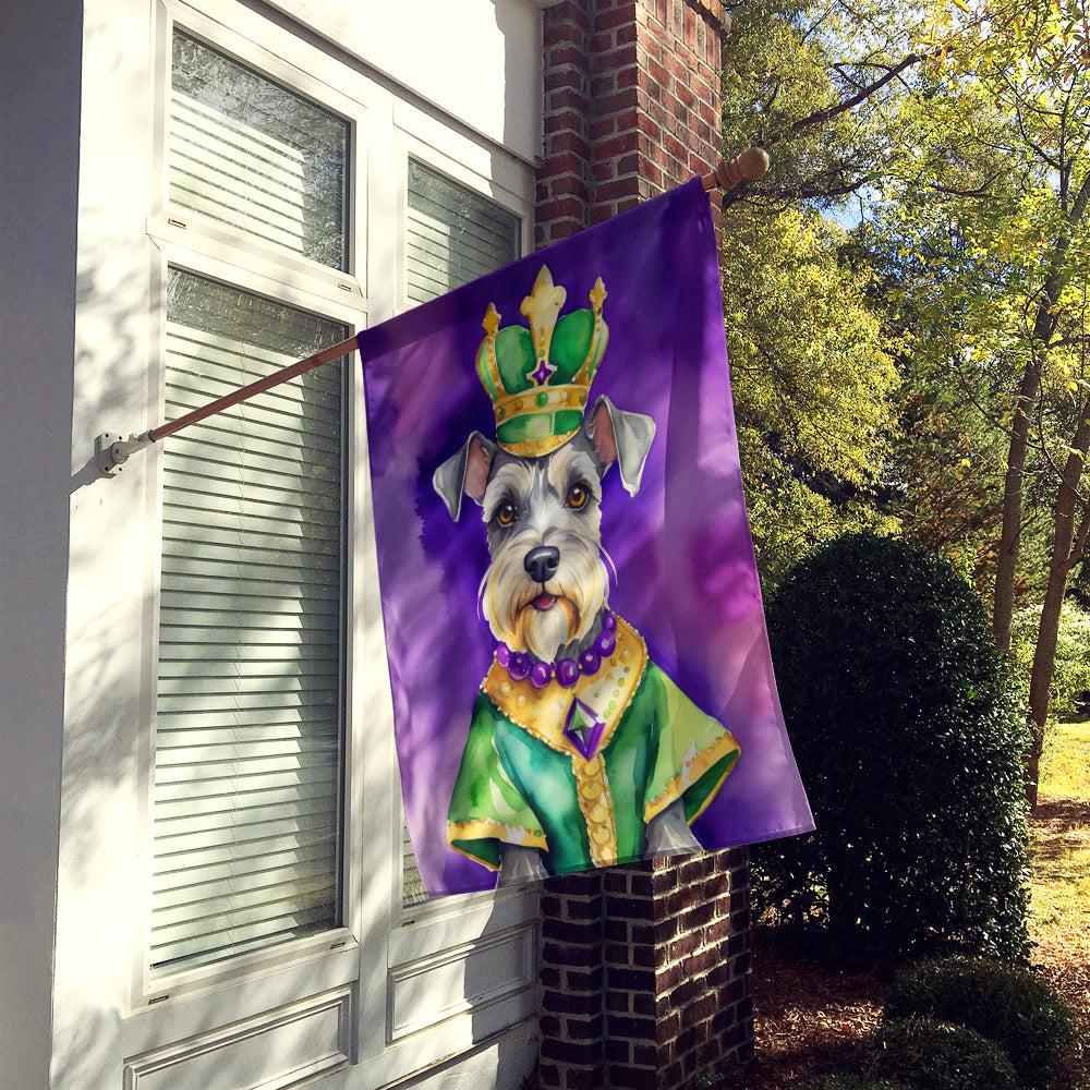 Buy this Schnauzer King of Mardi Gras House Flag