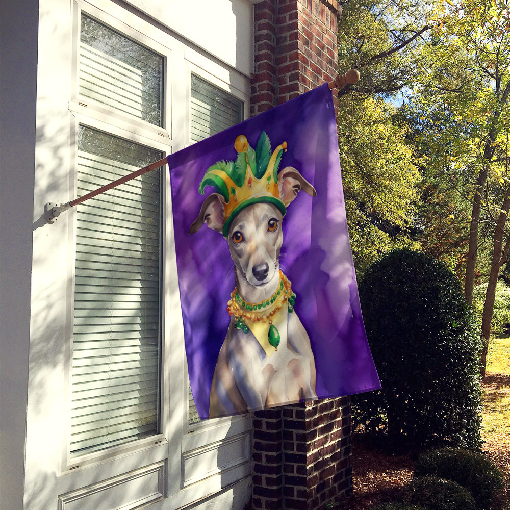 Buy this Whippet King of Mardi Gras House Flag
