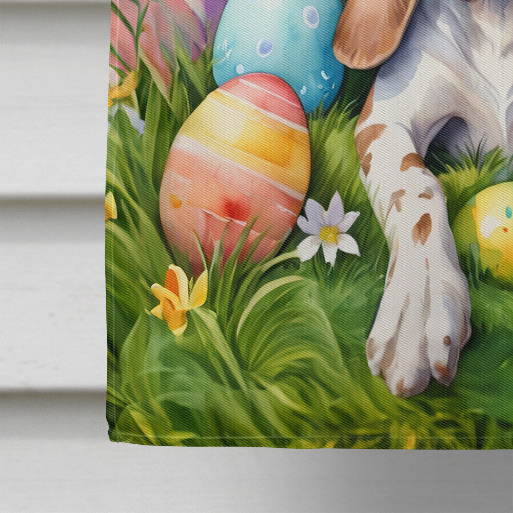 American English Coonhound Easter Egg Hunt House Flag
