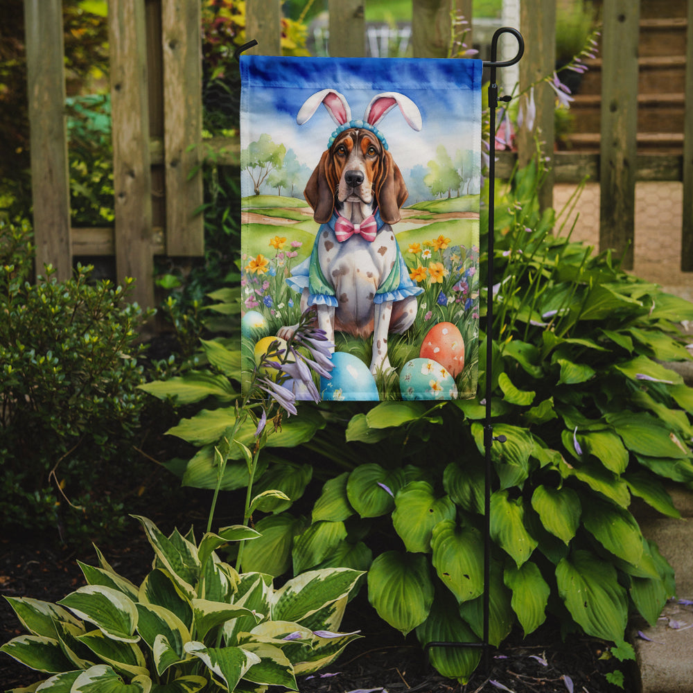 American English Coonhound Easter Egg Hunt Garden Flag