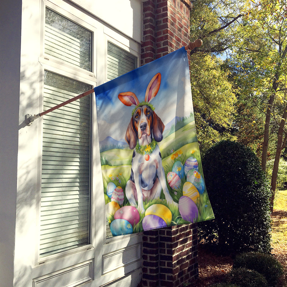 American English Coonhound Easter Egg Hunt House Flag